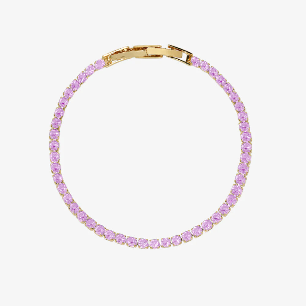 Purple Zirconia tennis bracelet
