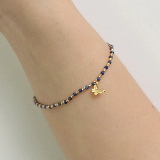 Butterfly charm bracelet