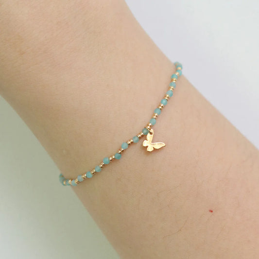 Butterfly charm necklace