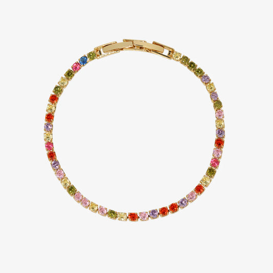 Mixed tennis bracelet