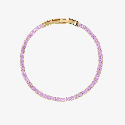 Purple Zirconia tennis bracelet