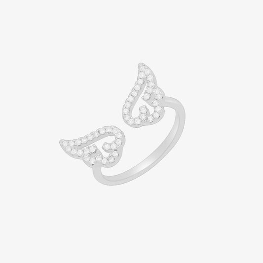 Angel wing ring