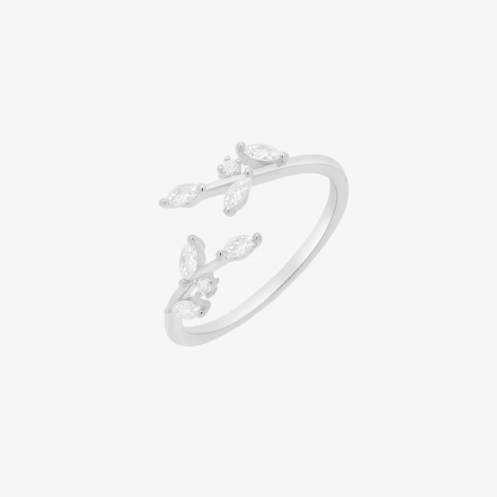 Laurel leaves ring