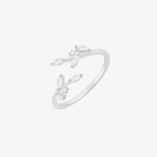 Laurel leaves ring
